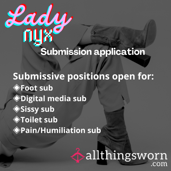 LadyNyx Submission Application