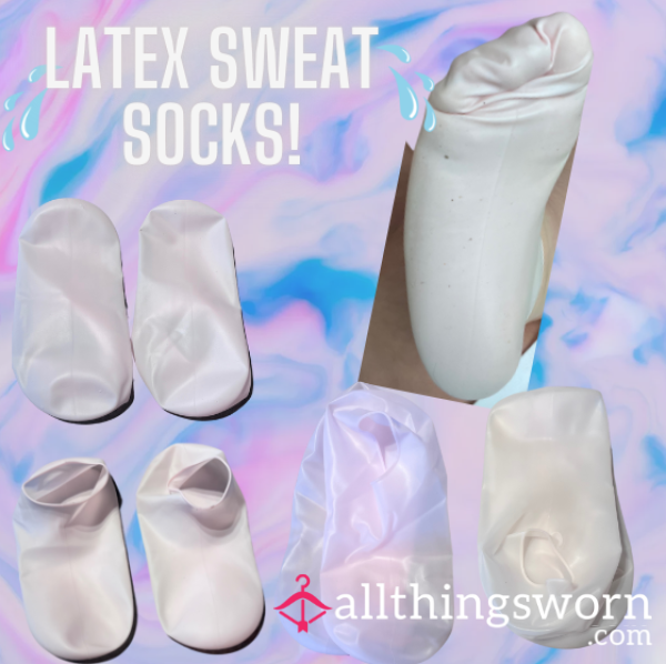 Super Smelly Latex Sweat Socks!