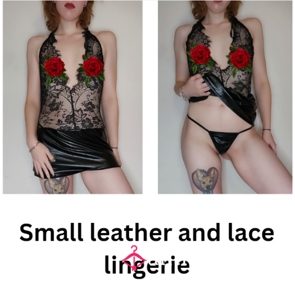 LEATHER AND LACE LINGERIE