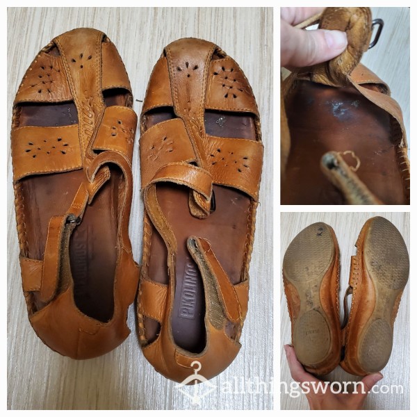 Clearance. Premium Pikolinos Leather Sandals With Toe Jam