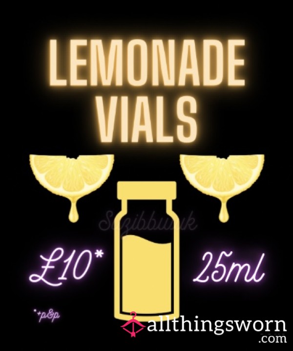 Mistress Lemonade 🍋 Vials 25ml Strong Coloured Strong Scented