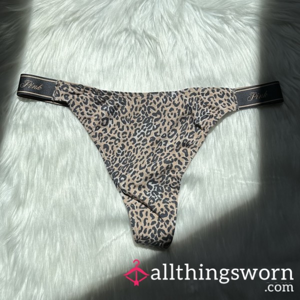 *SOLD* Leopard Print Cotton Thong *SOLD*