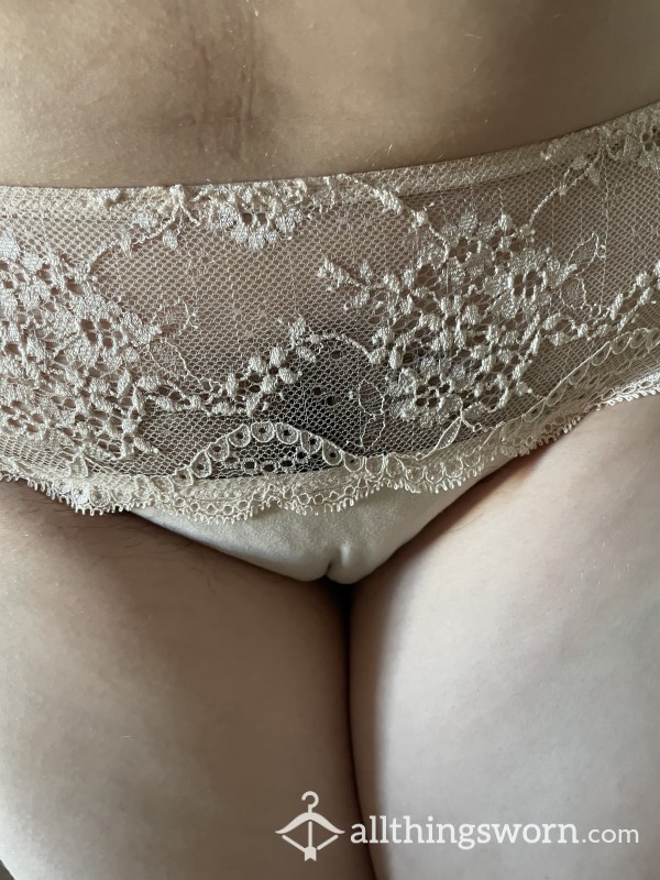 Light Pink Lacy Panties Too Tight For My Special Place
