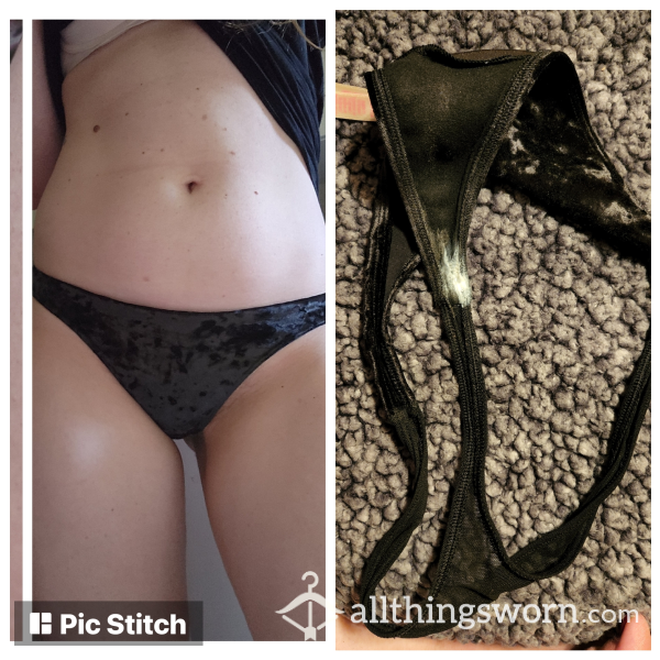 LIL SIS'S BLACK THONG 72HR WEAR