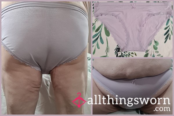 Lilac Panties - High Leg Size 18