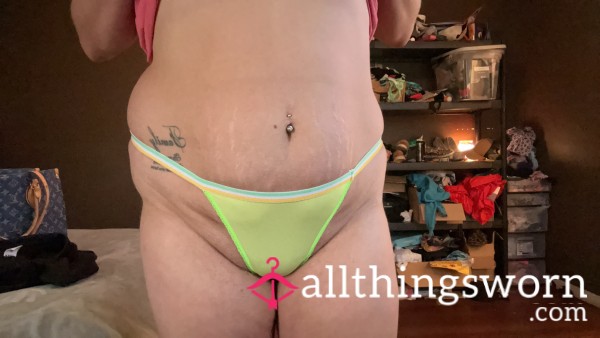 Lime Green Thongs