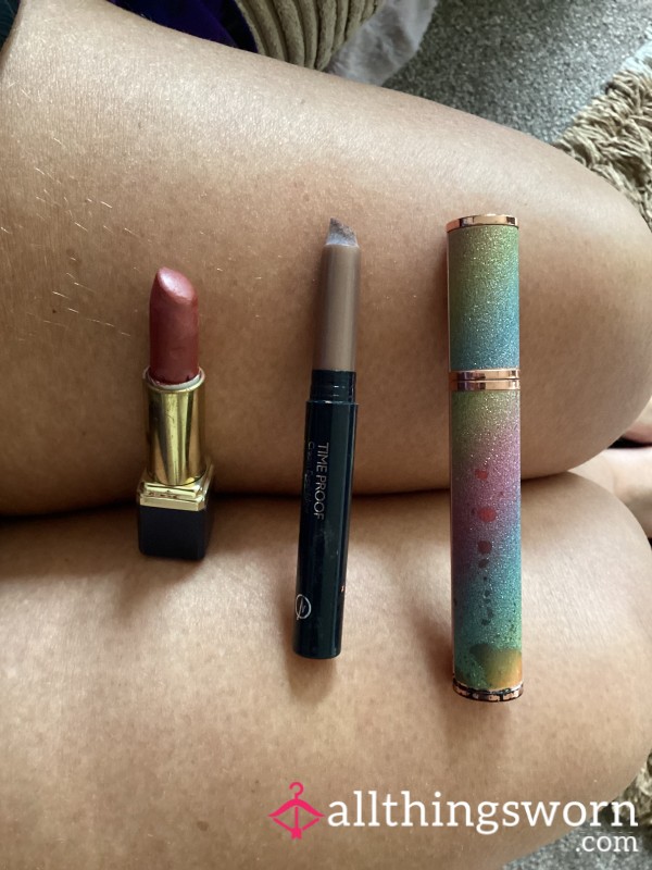 Lipstick + Eyeshadow + Mascara
