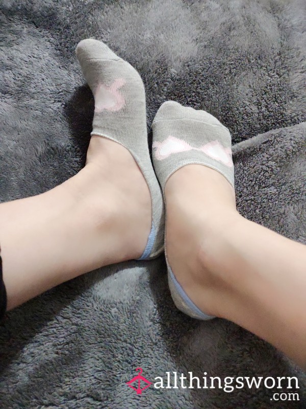 Little Gray Socks Ankle Socks Ballerina Cut