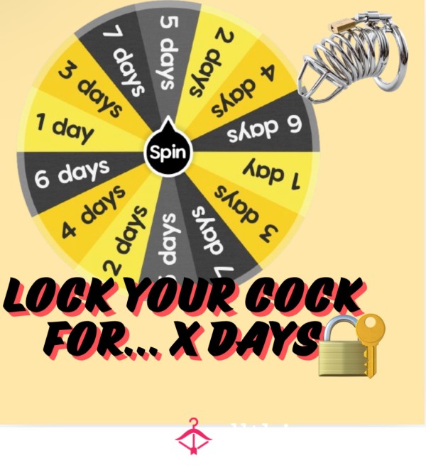 Lock Your C*ck For ? Days… - Chast*ty Wheel For Edging Tease Denial - Cucks Sissy Slave Losers And Betas