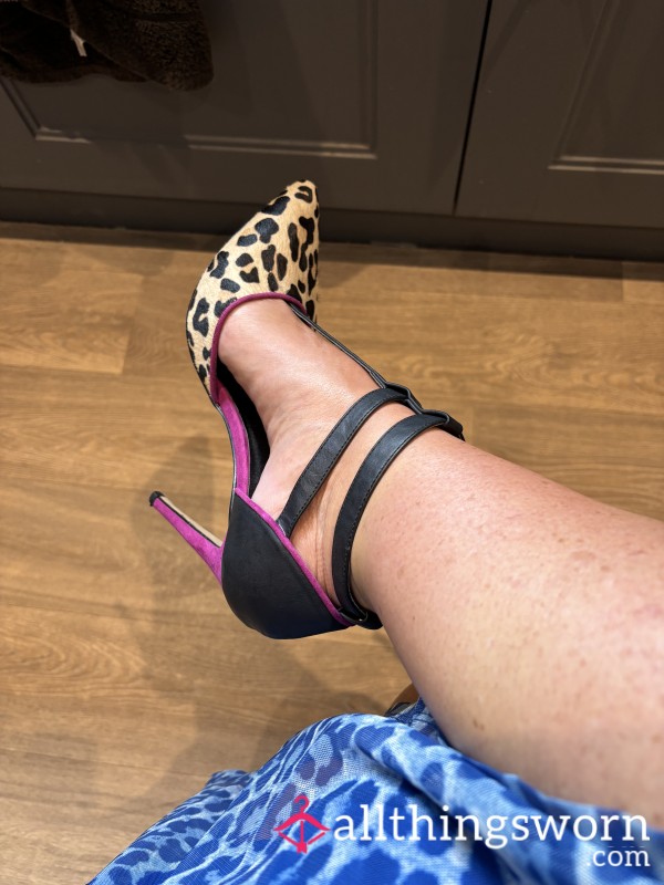 Long S**y Animal Heels