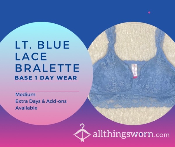 Lt. Blue Lace Bralette