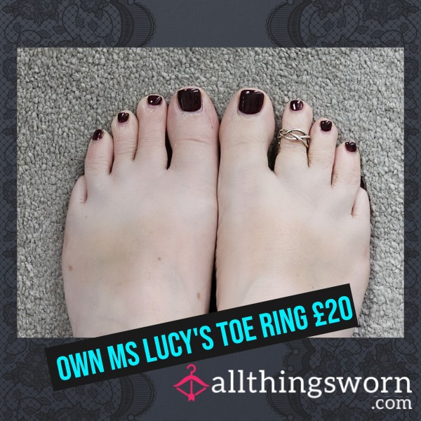 Lucys Sexy Silver Pretty Toe Ring