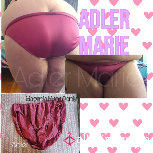 Magenta Silky Nylon Panty