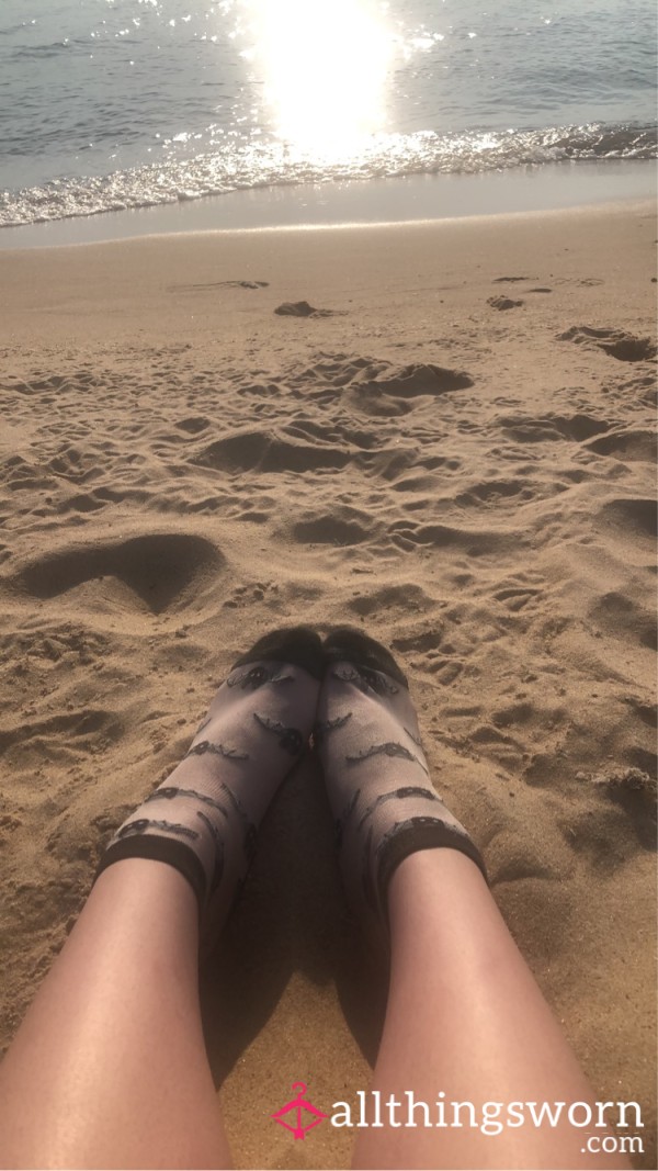 Mesh Bat Socks- Sandy And Sweaty 🥵