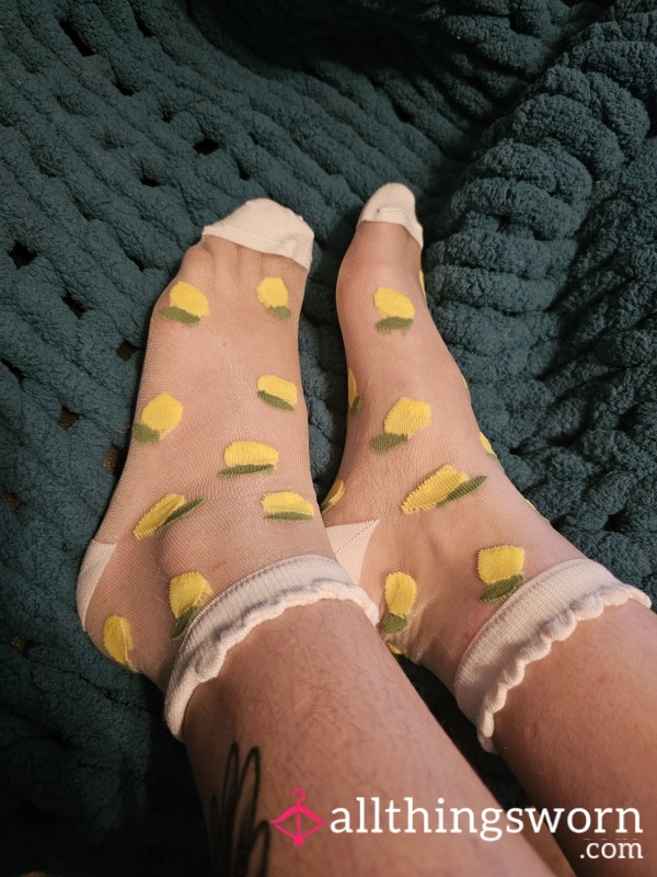 Mesh Lemon Socks