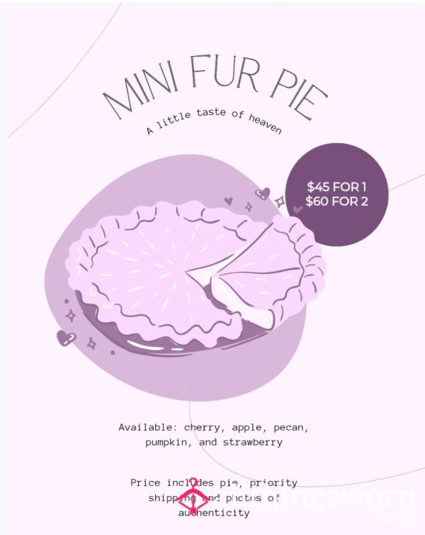 Mini Fur Pie