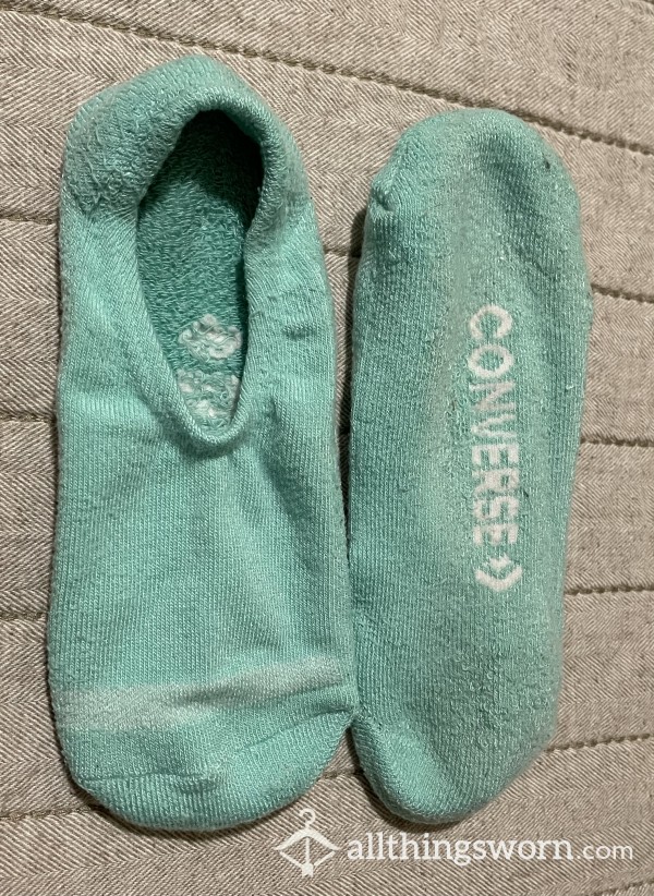 Mint Converse Socks