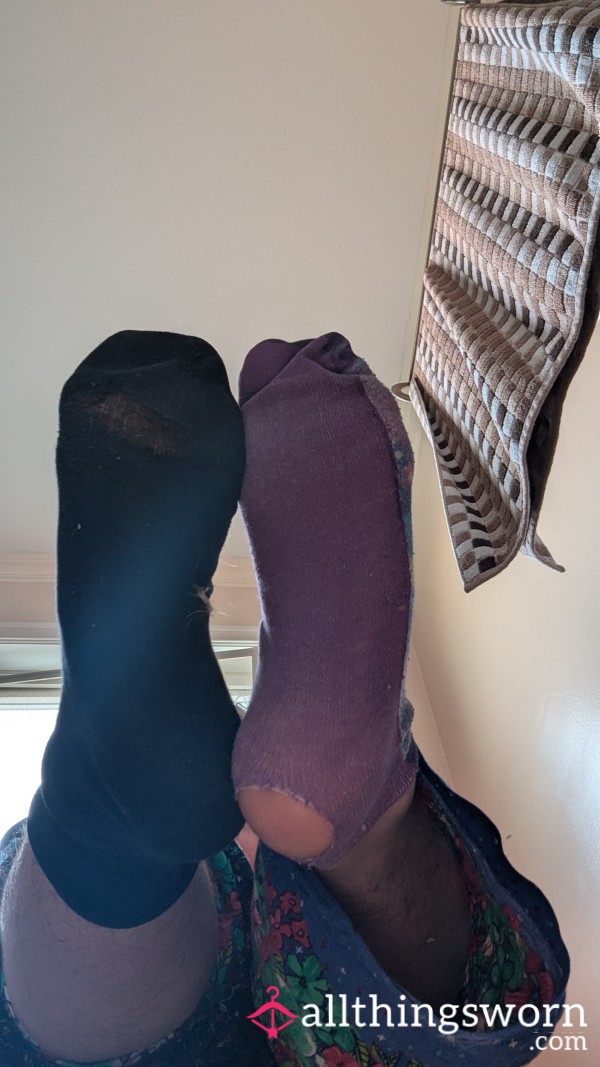 Mismatched Socks Extra Holey 😇