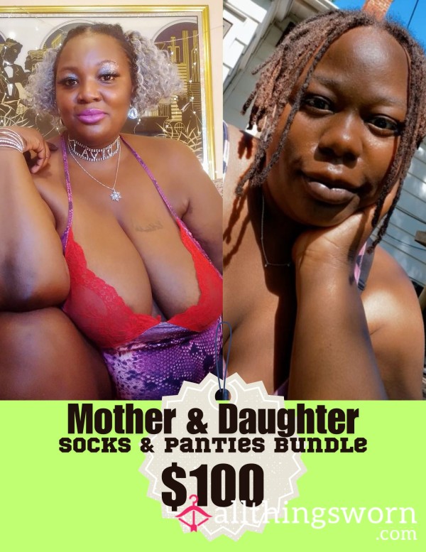 Mother & Daughter Socks & Panties Bundle