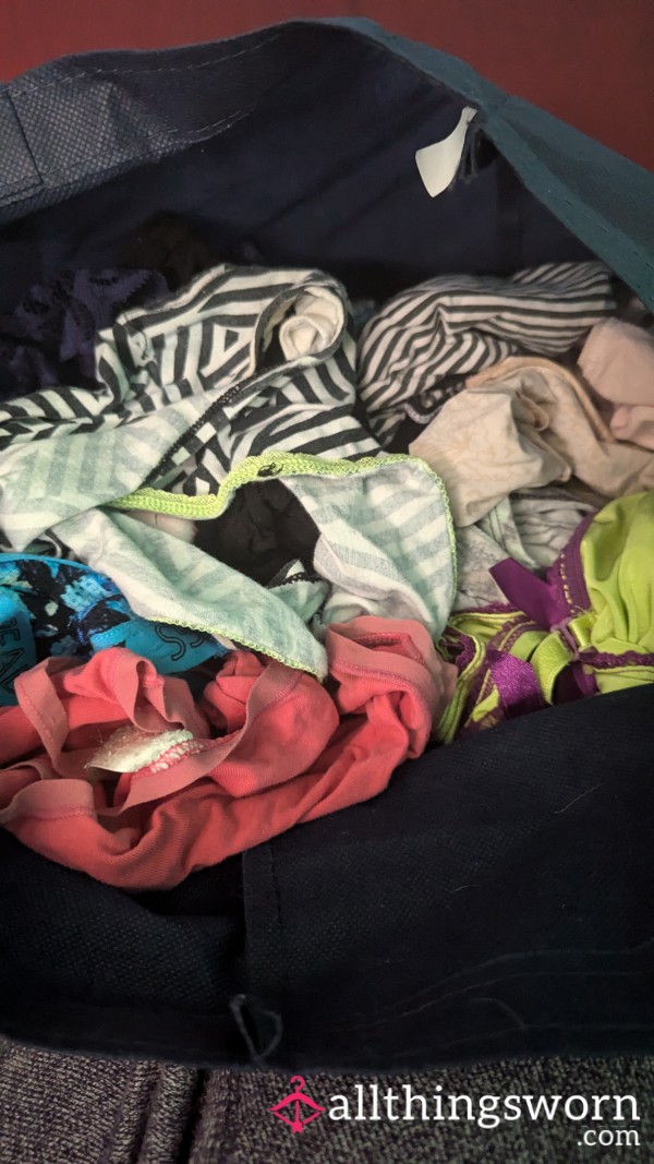 *MOVING SALE* Large Mystery Collection Of Panties Sizes S-M
