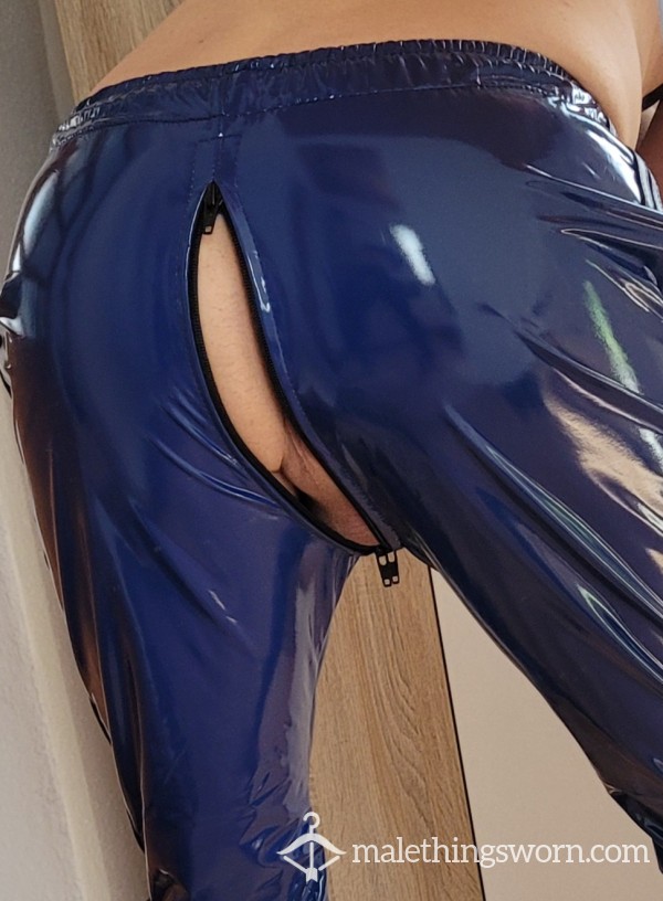 Mr. Riegillio PVC Blue Pants / Gay Zip