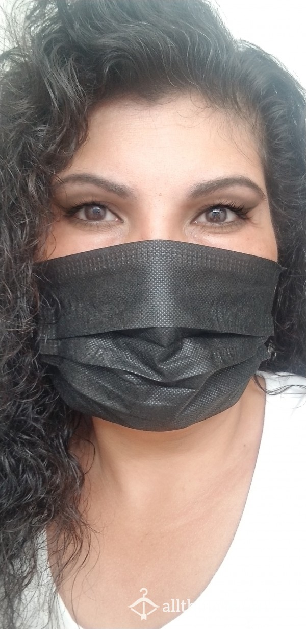 MTO Black Disposable Face Masks
