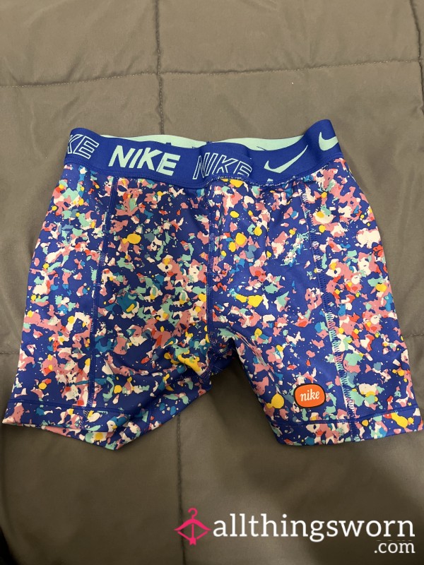 Multicolor Nike Workout Shorts