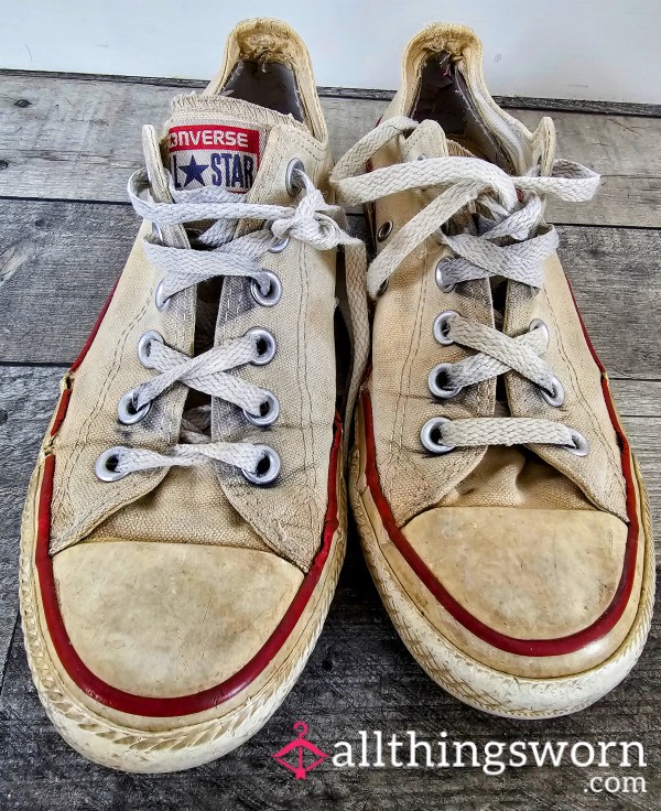My Extremely Well Worn Ruined Converse All Stars Shoes For You Foot Fetish Lovers...