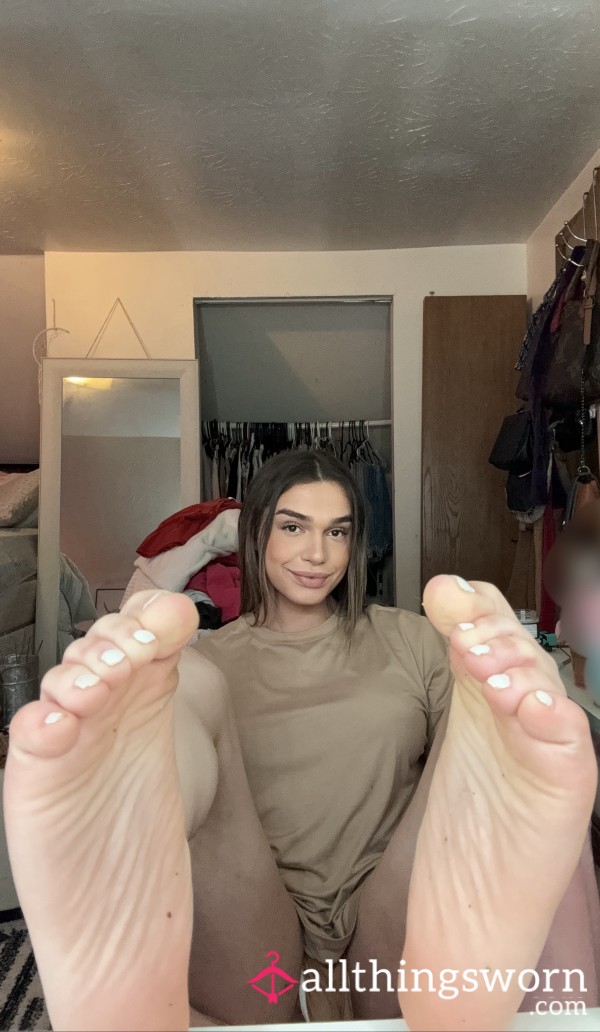 My Feet And Girl Cock