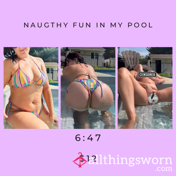 Naugthy Fun In My Pool