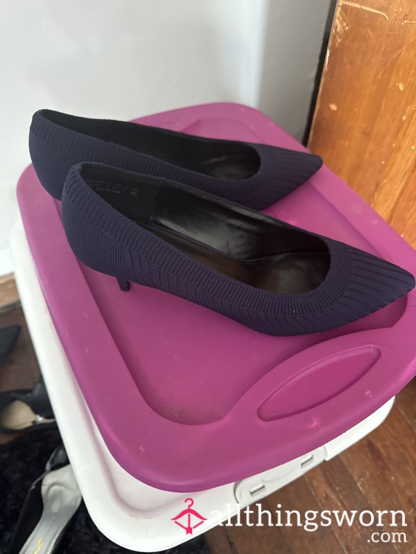 Navy Blue Heels Size 9