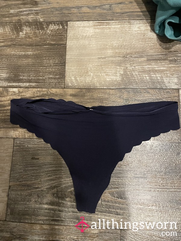 Navy Blue Size Small Thong