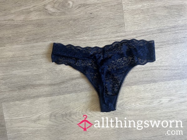 Navy Thongs