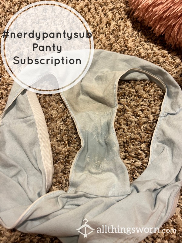 #nerdypantysub🩲🩲 Subscribe And Get A Pair Of Worn Panties Every Two Weeks