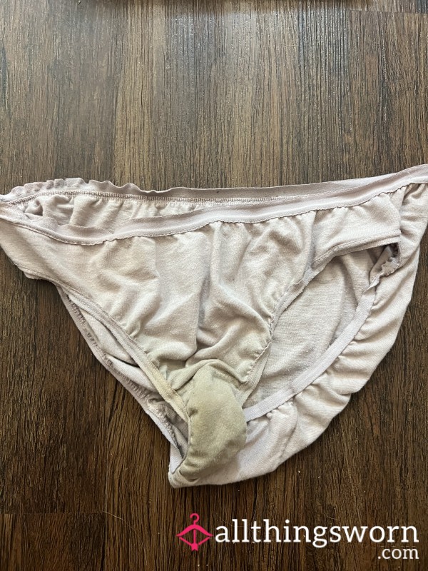Neutral Cotton Bikini Panties