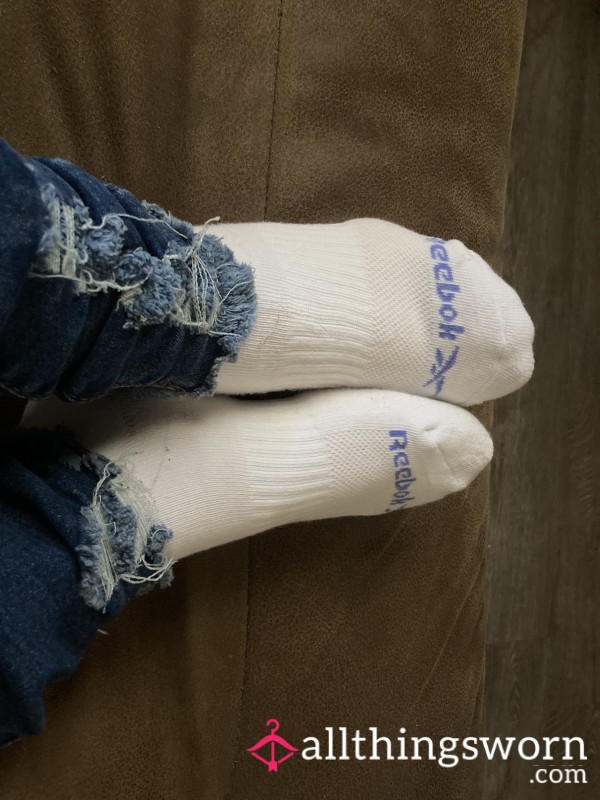 New White Reebok Socks