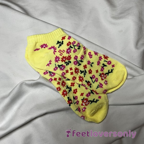 New Yellow Flowers Socks
