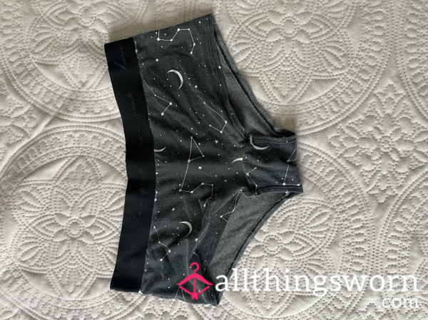 Night Sky Panties (Worn)