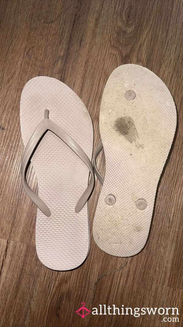 Nude Flip Flops