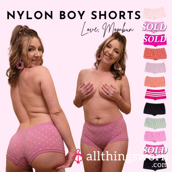 Nylon Boy Shorts