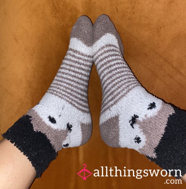 Old Fluffy Fox Socks