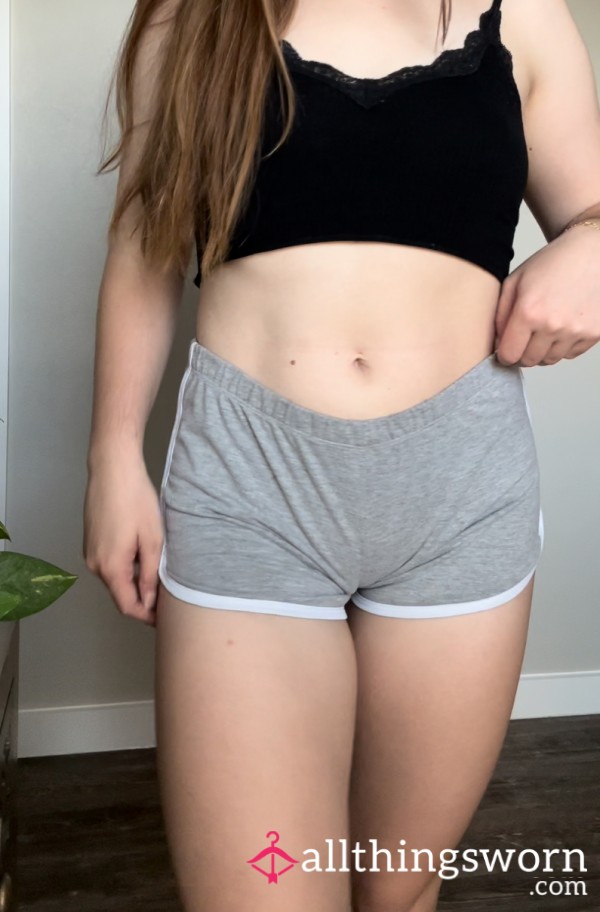 Old Gray Knit Shorts