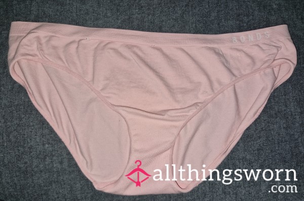 Old Pink Bonds Panties - Full Backs