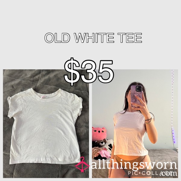 OLD WHITE TEE