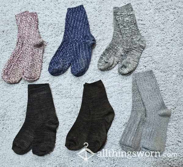 Old Thick Work Socks | 2 For $10