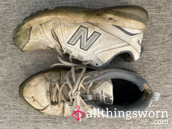 Old Worn New Balance Sneakers