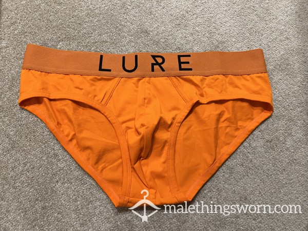 Orange Lure Large Briefs