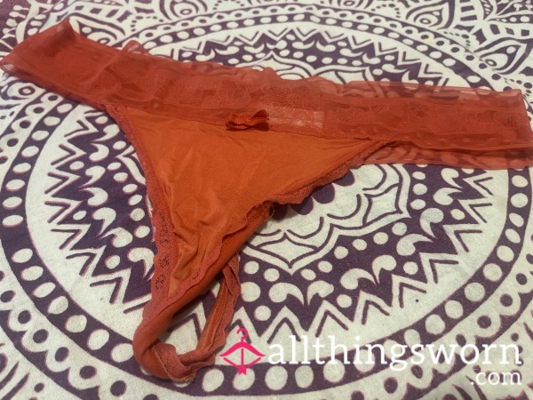 Orange Thong ~ Well Worn