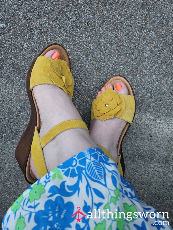 Orange Toes And Yellow Shoes