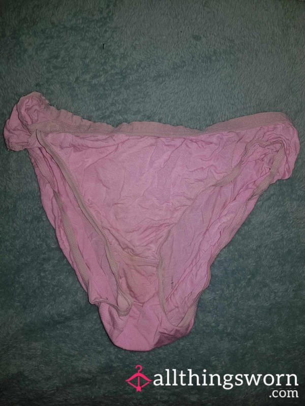 Pair Of Pink Undies With 1 Squirt Or Goo <3